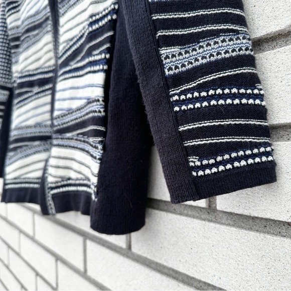 Nic + Zoe Full Zip Up Cardigan Sweater Pockets Cotton Viscose Jacket - Picture 9 of 11